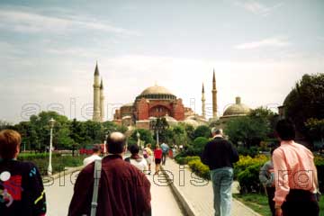 Die Hagia Sophia in Istanbul in der Türkei, Europa - Kleinasien.