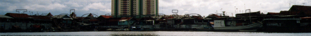 Indonesien im Hafen der Hauptstadt Jakarta auf der Insel Java.